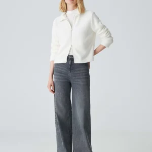 OPUS Sweatjacke Gihara Weiß Online Bestellen^Damen Sweat