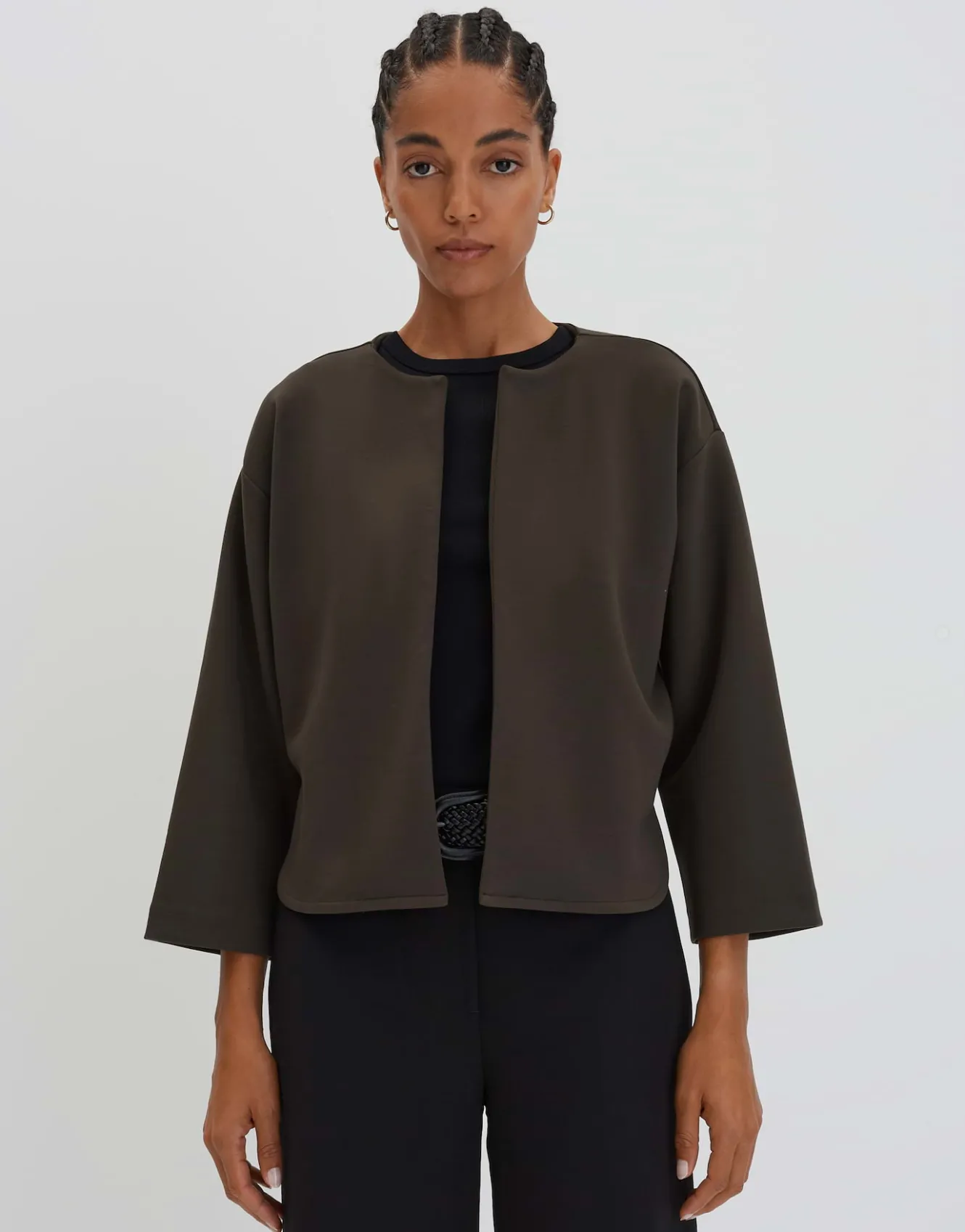sweatjacke_uleiko_grn_online_bestellen_1.webp OPUS Sweatjacke Uleiko Grün Online Bestellen^Damen Sweat