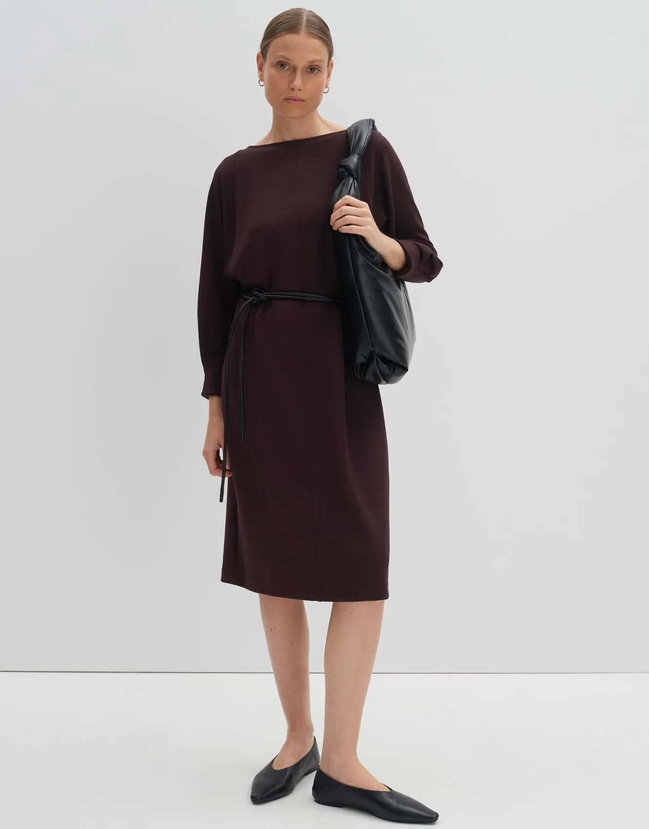 sweatkleid_qelena_rot_online_bestellen_0.webp OPUS Sweatkleid Qelena Rot Online Bestellen^Damen Kleider
