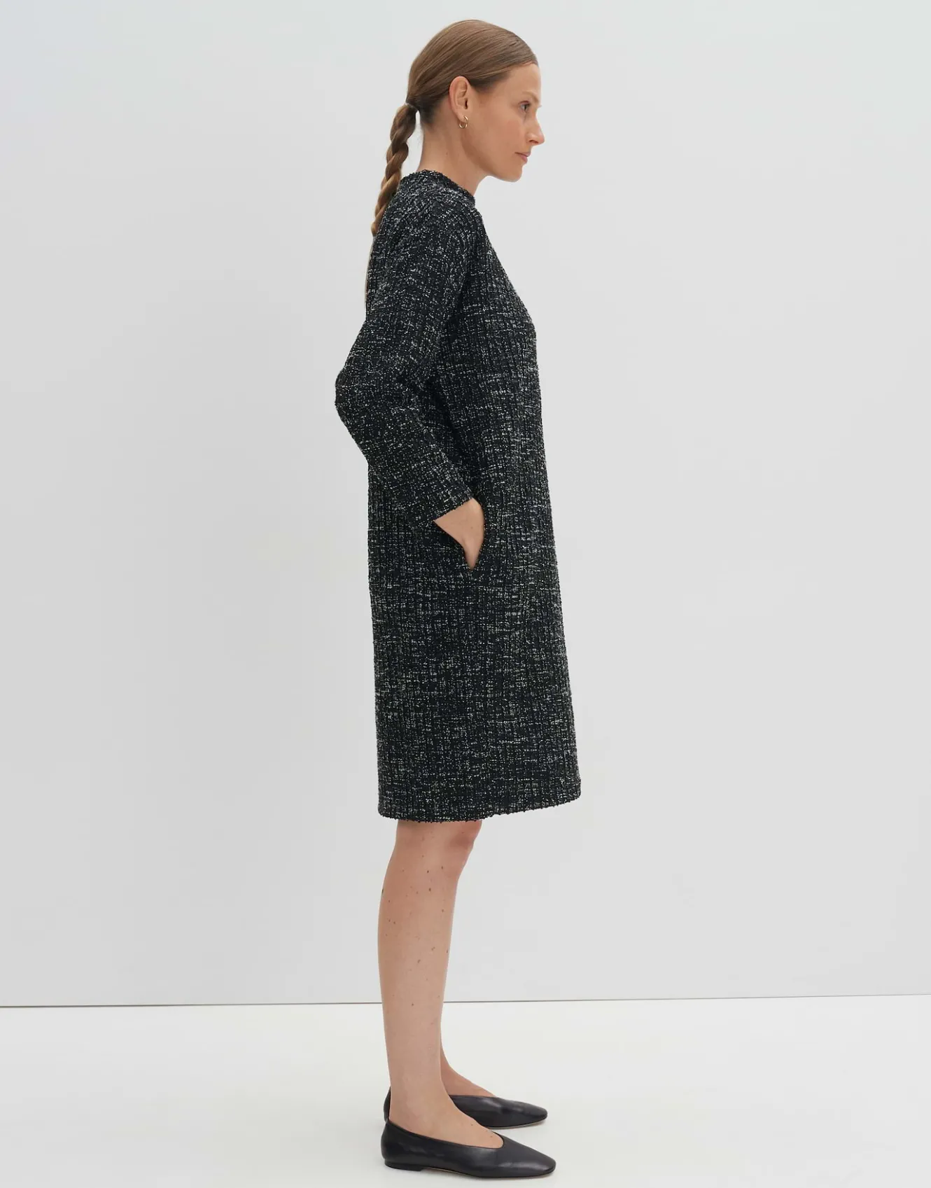 sweatkleid_quarola_schwarz_online_bestellen_3.webp OPUS Sweatkleid Quarola Schwarz Online Bestellen^Damen Kleider