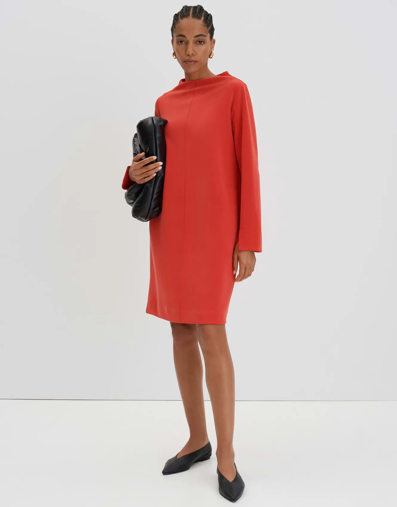 sweatkleid_qusili_rot_online_bestellen_0.webp OPUS Sweatkleid Qusili Rot Online Bestellen^Damen Kleider