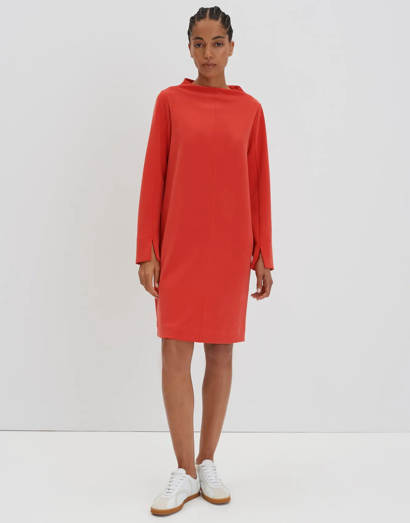 sweatkleid_qusili_rot_online_bestellen_1.webp OPUS Sweatkleid Qusili Rot Online Bestellen^Damen Kleider