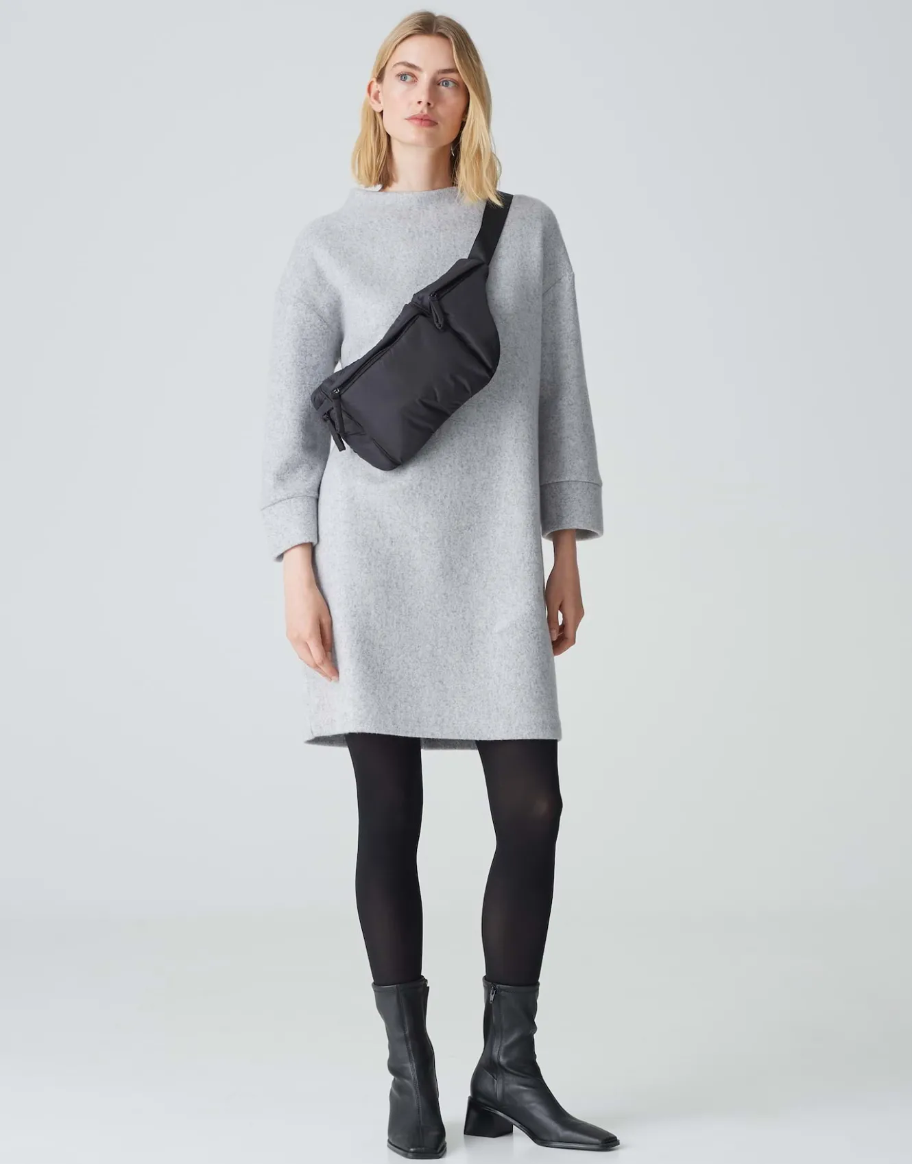 sweatkleid_wonja_grau_online_bestellen_0.webp OPUS Sweatkleid Wonja Grau Online Bestellen^Damen Kleider