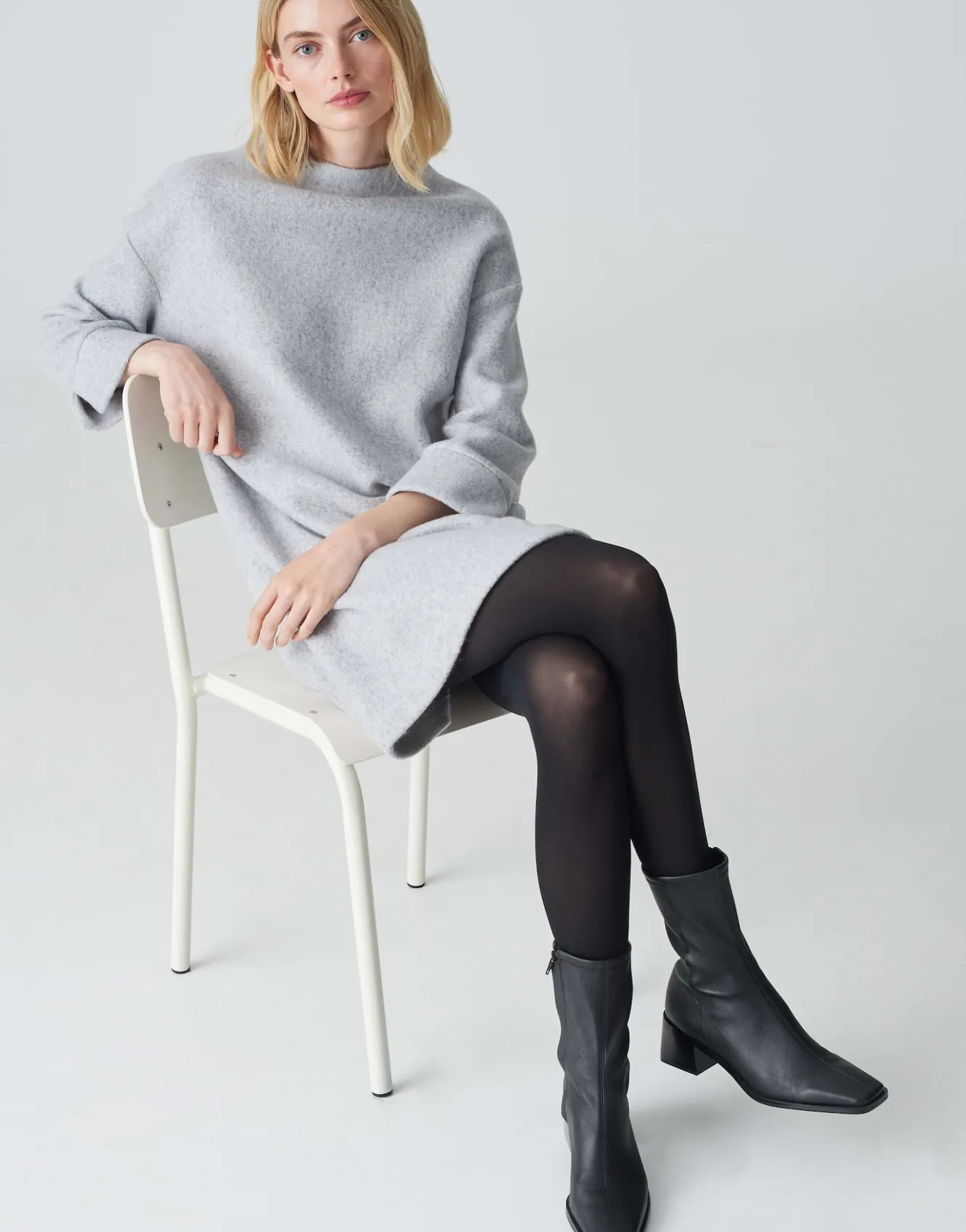 sweatkleid_wonja_grau_online_bestellen_8.webp OPUS Sweatkleid Wonja Grau Online Bestellen^Damen Kleider