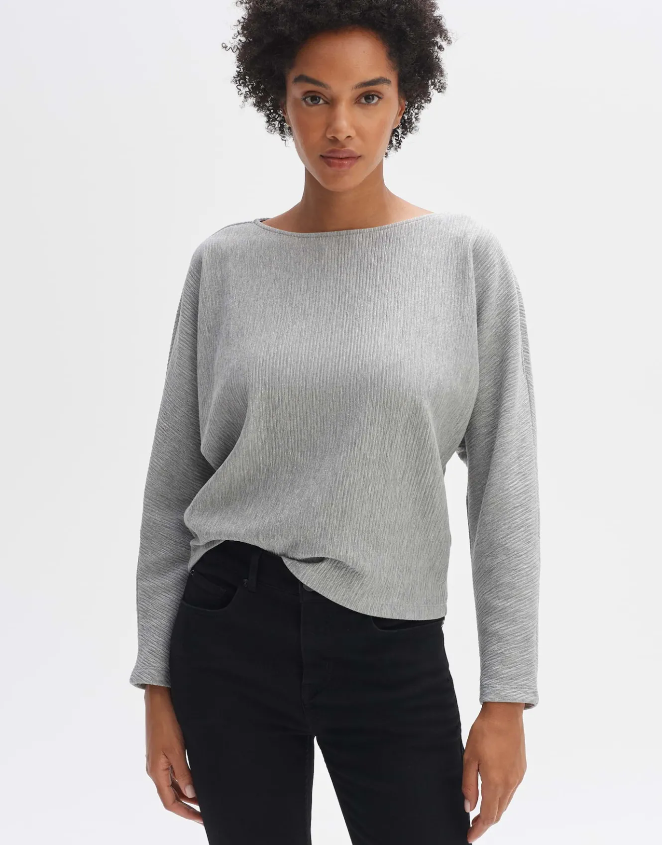 sweatshirt_garkles_grau_online_bestellen_1.webp OPUS Sweatshirt Garkles Grau Online Bestellen^Damen Sweat