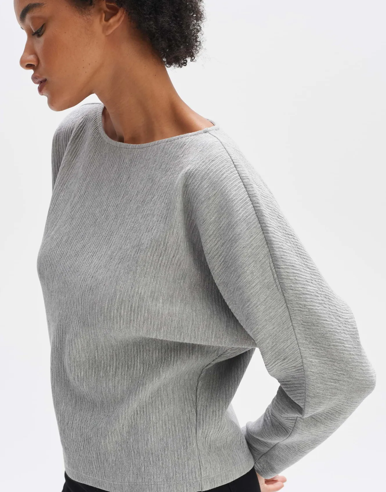 sweatshirt_garkles_grau_online_bestellen_2.webp OPUS Sweatshirt Garkles Grau Online Bestellen^Damen Sweat