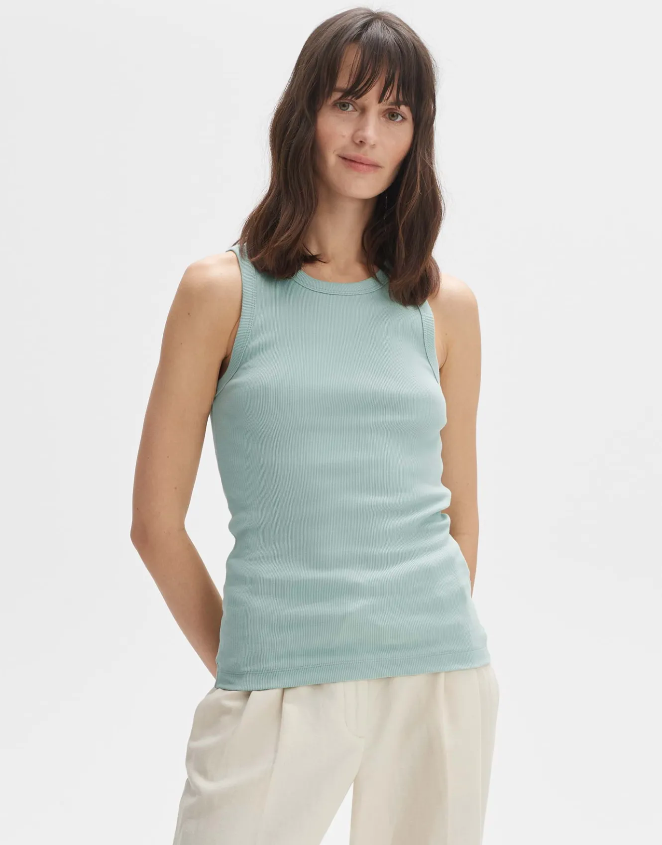 tank_top_ilesso_grn_online_bestellen_1-1.webp OPUS Tank Top Ilesso Grün Online Bestellen^Damen Basics | Shirts