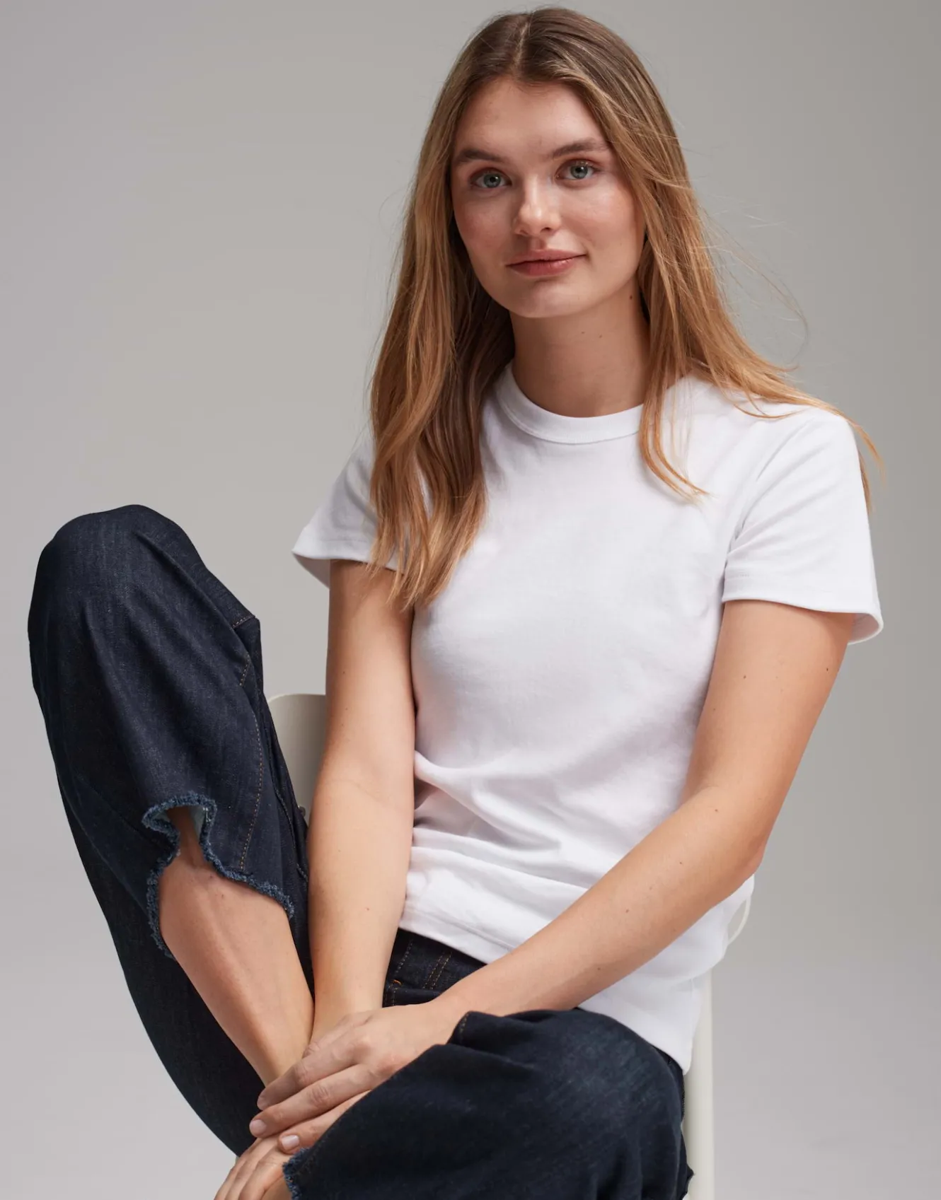 tshirt_samun_wei_online_bestellen_6.webp OPUS T-Shirt Samun Weiß Online Bestellen^Damen Basics | Shirts