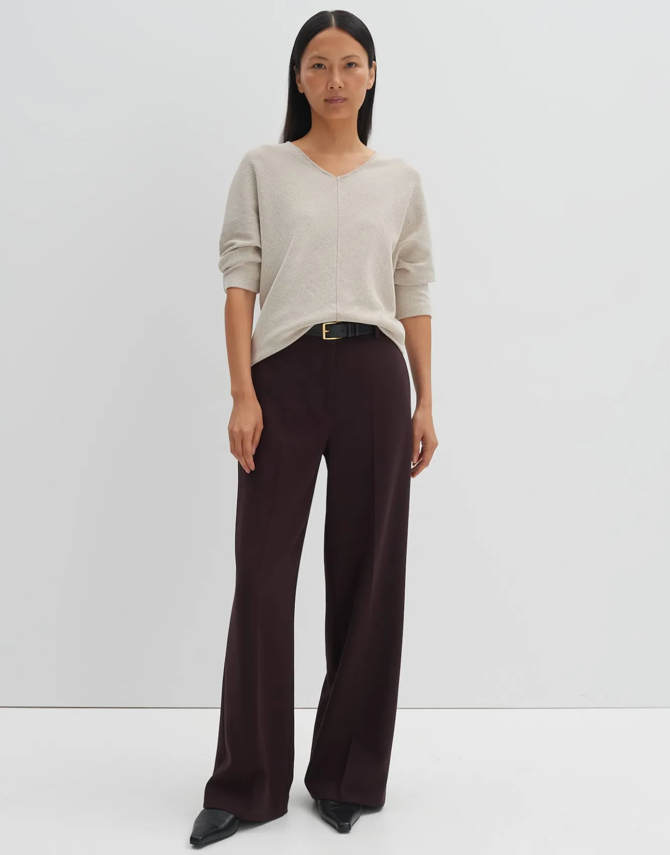 vshirt_kayoma_beige_online_bestellen_5.webp OPUS V-Shirt Kayoma Beige Online Bestellen^Damen Shirts