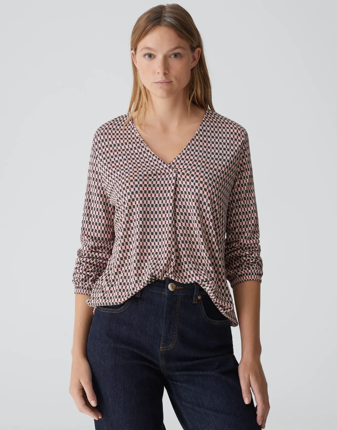 vshirt_sannah_tradition_ros_online_bestellen_1.webp OPUS V-Shirt Sannah Tradition Rosé Online Bestellen^Damen Shirts