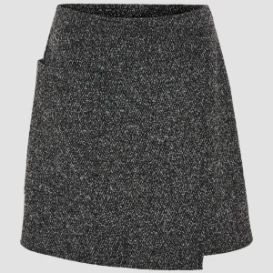 OPUS Wickelrock Roani Boucle Schwarz Online Bestellen^Damen Röcke