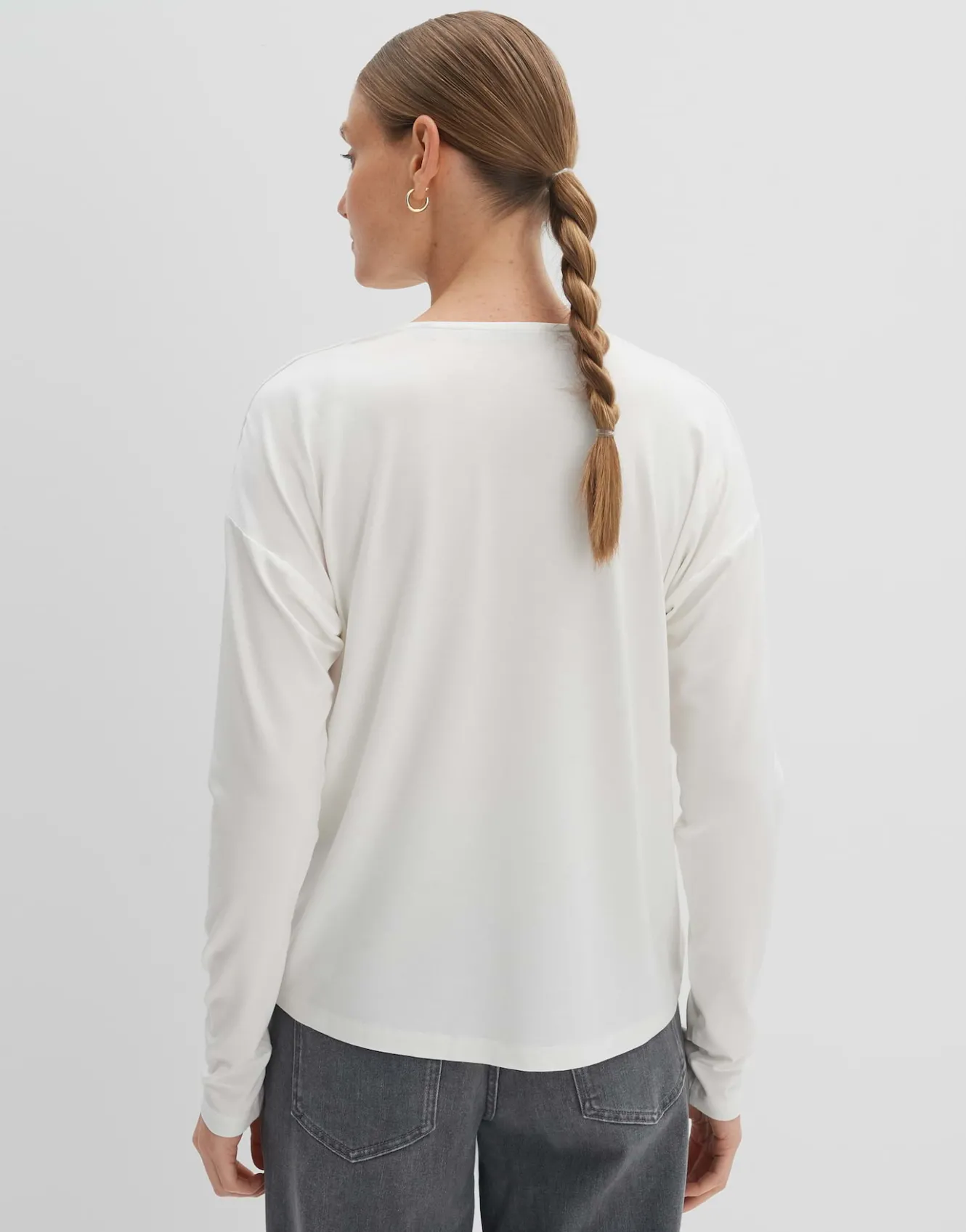 wickelshirt_ketana_wei_online_bestellen_2.webp OPUS Wickelshirt Ketana Weiß Online Bestellen^Damen Shirts