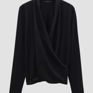 OPUS Wickelshirt Kyleen Schwarz Online Bestellen^Damen Shirts