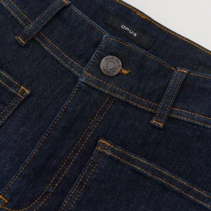 OPUS Wide Cropped Jeans Macona Blue Blau Online Bestellen^Damen Jeans