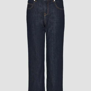 OPUS Wide Cropped Jeans Momito Blau Online Bestellen^Damen Jeans