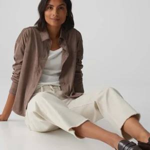 OPUS Wide Cropped Jeans Momito Color Beige Online Bestellen^Damen Jeans
