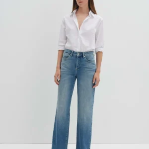 OPUS Wide Leg Jeans Cellma Iconic Blau Online Bestellen^Damen Jeans