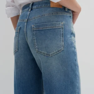 OPUS Wide Leg Jeans Cellma Iconic Blau Online Bestellen^Damen Jeans