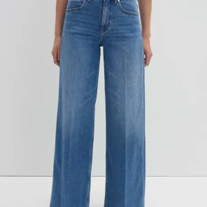 OPUS Wide Leg Jeans Cellma Palazzo Blau Online Bestellen^Damen Jeans