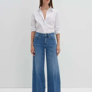 OPUS Wide Leg Jeans Cellma Palazzo Blau Online Bestellen^Damen Jeans