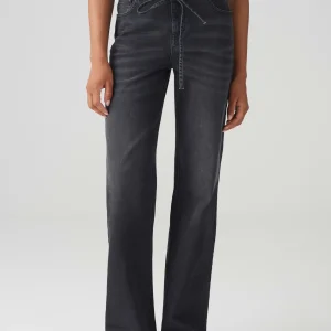 OPUS Wide Leg Jeans Marli Belt Grau Online Bestellen^Damen Jeans