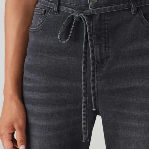 OPUS Wide Leg Jeans Marli Belt Grau Online Bestellen^Damen Jeans