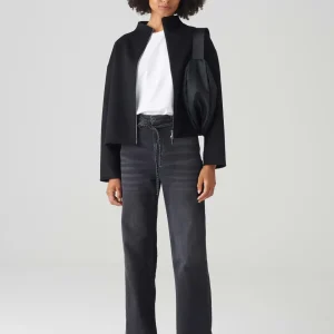 OPUS Wide Leg Jeans Marli Belt Grau Online Bestellen^Damen Jeans