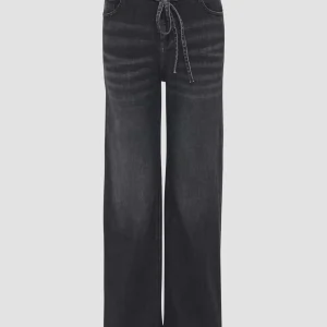 OPUS Wide Leg Jeans Marli Belt Grau Online Bestellen^Damen Jeans