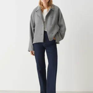 OPUS Wide Leg Jeans Marli Crisscross Blau Online Bestellen^Damen Jeans