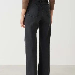 OPUS Wide Leg Jeans Marli Crisscross Grau Online Bestellen^Damen Jeans