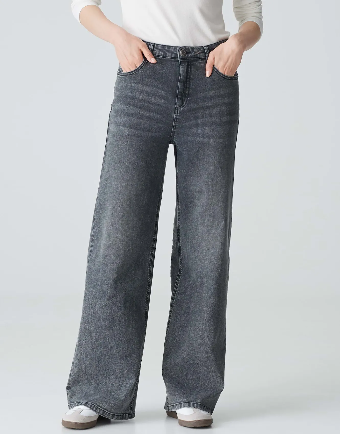 wide_leg_jeans_marli_palazzo_grau_online_bestellen_1.webp OPUS Wide Leg Jeans Marli Palazzo Grau Online Bestellen^Damen Jeans