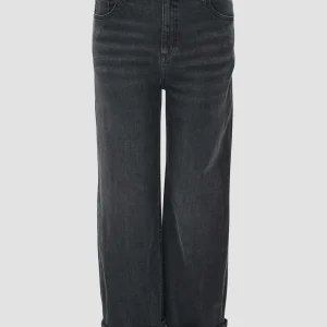 OPUS Wide Leg Jeans Marli Turn Up Grau Online Bestellen^Damen Jeans