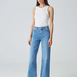 OPUS Wide Leg Jeans Miva Palazzo Blau Online Bestellen^Damen Jeans