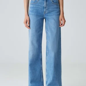 OPUS Wide Leg Jeans Miva Palazzo Blau Online Bestellen^Damen Jeans