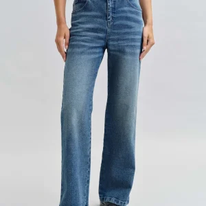 OPUS Wide Leg Jeans Mivy Blau Online Bestellen^Damen Jeans
