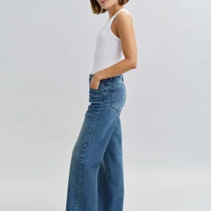 OPUS Wide Leg Jeans Mivy Blau Online Bestellen^Damen Jeans