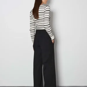 OPUS Wide Leg Pants Catsby Detail Schwarz Online Bestellen^Damen Hosen